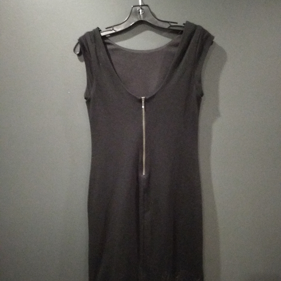 Smart Set black Mini dress with faux leather - Picture 2 of 3